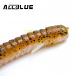 ALLBLUE New 80mm/2g Vivid Soft Lures 8pcs/lot Artificial Loach Fishing Bait  Swimbait Fishing Worm Fishing Tackle Fishing Lures