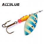 ALLBLUE New Long Fishing Lures 4# 11.5g 80mm Copper Spinner Metal Bait Fishing Tackle Customized For Pike