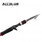 ALLBLUE RedWolf Carbon Fiber Telescopic Fishing Rod 1.95m 2.1M 2.4M 2.7M Spinning Casting Rod Saltwater Fishing Travel Rod