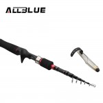 ALLBLUE RedWolf Carbon Fiber Telescopic Fishing Rod 1.95m 2.1M 2.4M 2.7M Spinning Casting Rod Saltwater Fishing Travel Rod