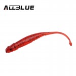 ALLBLUE Resilient Floating Soft Lure 6pcs/lot 4.3g/130mm for Fishing Shad Worm Swimbaits Jig Head Fly Fishing Bait Fishing Lures