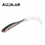 ALLBLUE Soft Bait 4pcs/lot 12.5cm 6g Single Tail Grub Minnow Fishing Lure isca artificial