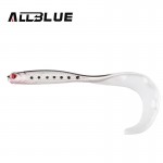 ALLBLUE Soft Bait 4pcs/lot 12.5cm 6g Single Tail Grub Minnow Fishing Lure isca artificial