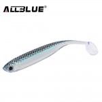 ALLBLUE Soft Lure 6pcs/lot 2.2g/70mm for Fishing Shad Fishing Swimbaits Jig Head Soft Lure Fly Fishing Bait Paddle Tail Lures