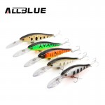 ALLBLUE Suspend Fishing Lures Shad Minnow 90mm 7g 2.5M Artificial Bait Plastic 3D Eyes Wobbler Bass Lure Fishing Tackle peche