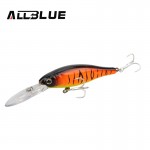 ALLBLUE Suspend Fishing Lures Shad Minnow 90mm 7g 2.5M Artificial Bait Plastic 3D Eyes Wobbler Bass Lure Fishing Tackle peche