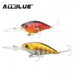 ALLBLUE Suspending Deep Diving Crankbait Fishing Lures 8.2g/50mm Lifelike Wobblers With 8# Owner Hooks peche isca artificial