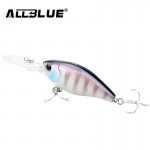 ALLBLUE Suspending Deep Diving Crankbait Fishing Lures 8.2g/50mm Lifelike Wobblers With 8# Owner Hooks peche isca artificial