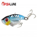 Afishlure 7g/12g/16g Metal VIB with Treble Hook Artificial Lure Spoon Fishing Lure artificial bait cicada lure bass vib bait