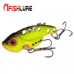 Afishlure 7g/12g/16g Metal VIB with Treble Hook Artificial Lure Spoon Fishing Lure artificial bait cicada lure bass vib bait