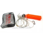 Agepoch Promotion! Hot Sale 5 Snap Stainless Steel Ropes Float Fish Stringer Fishing Lock for Accessories China Tackle