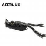 Allblue High Quality Popper  Frog Lure 60mm/15.5g Snakehead Lure Topwater Simulation Toad Frog Fishing Lure Soft Bass Bait