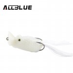 Allblue High Quality Popper  Frog Lure 60mm/15.5g Snakehead Lure Topwater Simulation Toad Frog Fishing Lure Soft Bass Bait