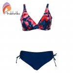 Andzhelika Bikinis Set Swimsuit 2017 New Soft Cups Print Bikinis Women Plus Size Bikini Set Beach Swim Suits Maillot de bain