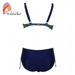 Andzhelika Plus Size Swimwear 2017 New Sexy Bikinis Women Swimwear Print Retro Female Bikini Set Beach Bathing Suit Swim Wear