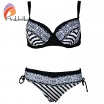 Andzhelika Swimsuit 2016 New Bikinis Set Floral Diamond Plus Size bathing suit Swimwear Women maillot de bain femme AK16-029