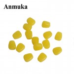 Anmuka 100pcs yellow color soft fishing lure Grass Carp Baits Corn kernels Baits jig soft carp fishing tackle 21010-100