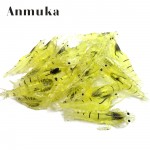 Anmuka 10Pcs/Lot 1g 4cm Soft Silicone DIY Fishing Tackle Fish Lure  Fishing Lure Bait Artificial Shrimp