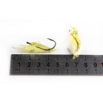 Anmuka 10pcs 4CM Soft Shrimp Fishing Lure Single Hooks Soft lure Realistic Grass Shrimp Artificial Lure 21019-10