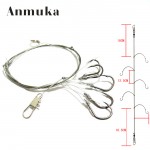 Anmuka 1pcs String Hook 5# 6# 7# 8# 9# 10# 11# 12# Explosion Fishhooks Carbon Steel Bait Holder Fishing Hooks Set