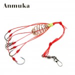 Anmuka 4pcs Explosion Fishook Fishing Hooks Pack Fishing Tackle Fish Hooks Super Deal High Carbon Steel Sharp Fishhooks