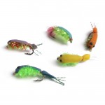 Anmuka 6pcs/set Various Dry Fly Fishing Trout Salmon Dry Flies Fish Hook Lures Fishing Lure fishing pesca