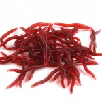 Anmuka Hot selling! 50Pcs/Lot 9grams earthworm plastic lures Artificial Fishing Bionic soft Lures red worms bait fishing lure