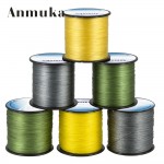 Anmuka PE Wire 500M  4 Strands Braided Fishing Line Multifilament Line For Sea Fishing Japan 8 10 20 30 40 60 LB