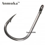 Anmuka brand 100pcs 50pcs Free Shipping Hight Quality Bulk Sharped fishing hooks Ring Forged,High Carbon Steel Hook Wholesale