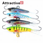 Attractive 4pcs 60mm 10g Fishing Lure winter Ice Fishing Hard Bait Minnow Pesca Tackle Isca Artificial Bait Crankbait Swimbait 