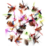 Attractive 60pcs Lures Fly fishing Hooks  Butterfly Insects Style Salmon Flies Trout Single Dry Fly Fishing Lure Fishing Tackle