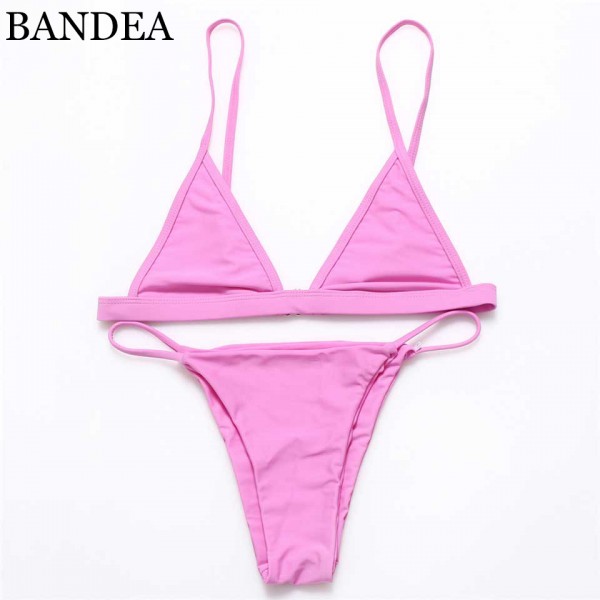 BANDEA Hot sale Brazilian Bikini Sexy Women Biquini Halter Swimwear Summer Mesh Swimsuit Maillot De Bain high quality