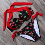 BANDEA bikinis women swimsuit push up swimwear  2017 halter bikini summer beach wear print bathing suit HA808