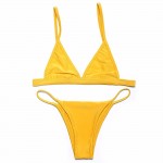 BANDEA women bikini set sexy brazilian bikini solid swimwear micro bikini low waist thong bikini bathing suit beach wear HA924