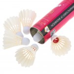 Badminton Shuttlecocks Type E Top Grade Goose Feather Shuttlecocks for International Tournament Best Durable Best 12pcs L435