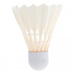 Badminton Shuttlecocks Type E Top Grade Goose Feather Shuttlecocks for International Tournament Best Durable Best 12pcs L435