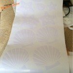 Beach themed room decor - Set of 30 fancy sea beach shell wall decals , vinyl sea shell wall stickers free shipping N2003