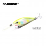 Bearking 5pcs/.lot hot good fishing lures minnow,quality professional shad.  8cm/14g,depth2-4m crankbait popper shad