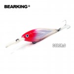 Bearking 5pcs/.lot hot good fishing lures minnow,quality professional shad.  8cm/14g,depth2-4m crankbait popper shad