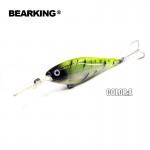 Bearking 5pcs/.lot hot good fishing lures minnow,quality professional shad.  8cm/14g,depth2-4m crankbait popper shad