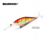 Bearking 5pcs/.lot hot good fishing lures minnow,quality professional shad.  8cm/14g,depth2-4m crankbait popper shad