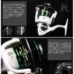 Bearking Ninja series 2017 New Mela Super Light Weight  Body Max Drag 7KG Carp Fishing Reel Spinning Reel Free Shipping