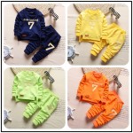 BibiCola spring baby boy tracksuit long sleeve top pants 2pcs sport suit set children clothing set infant fashion casual set 