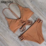 Bikinis Mujer Verano 2016 Women Swimsuit Top Low Waist Swimwear Bathing Suits Sets Sexy Strappy Bikini Maillot De Bain Femme