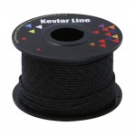 Black Braided Fishing Line 8 Strands 100ft 500lbs UV Resistance Kevlar Kite Line For Outdoor Working Survival Cord Rope