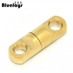 BlueJays 20pcs/lot Stainless Steel Column type rotary ring Bearing Swivel Fishing Swivels Hook Lure Connector Fish Accessories