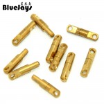 BlueJays 20pcs/lot Stainless Steel Column type rotary ring Bearing Swivel Fishing Swivels Hook Lure Connector Fish Accessories