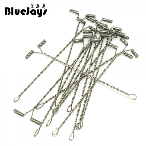 BlueJays 50pcs/lot Lure Balance use For Steel wire Fishing line DIY 5cm-20cm T-shape Fishing Accessories Connector free shipping