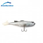 BlueSardine 10PCS 14G 8.6CM Soft Lures Bait Fishing Lures Plastic Isca Artificial Soft Lures Fishing Tackle Fish