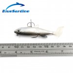 BlueSardine 10PCS 14G 8.6CM Soft Lures Bait Fishing Lures Plastic Isca Artificial Soft Lures Fishing Tackle Fish